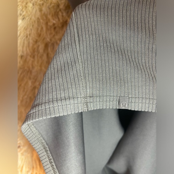 Lululemon•Ribbed Softstreme Slim-Fit Tank Dress•Nomad (taupe brown)•NWOT•size 10 - Picture 7 of 16